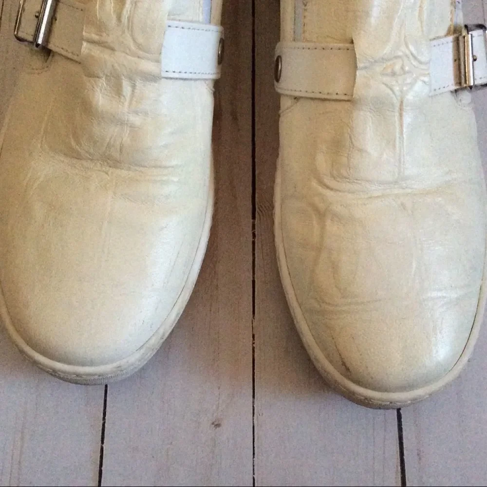 COLLECTION PRIVEE? Leather Shoes Off White size 38 - Picture 6 of 8